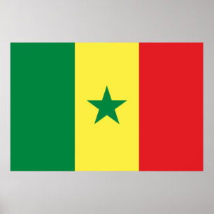 Poster Flag of Senegal