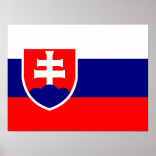 Poster Flag of Slovakia