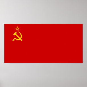 Poster Flag of Soviet Union