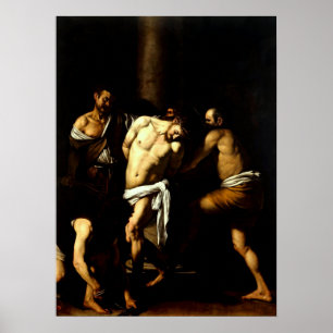 Poster Flagellation du Christ du Caravaggio
