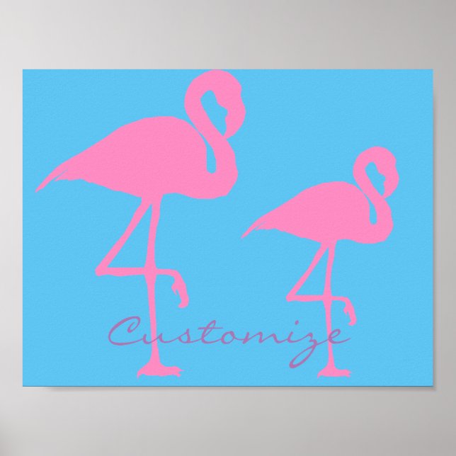 Poster Flamant rose rose Thunder_Cove (Devant)