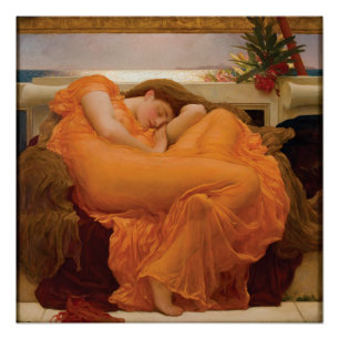 Poster Flaming juin Frederic Leighton Glossy
