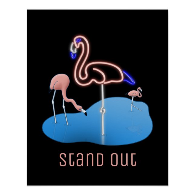 Poster Flaminglow -  (Devant)