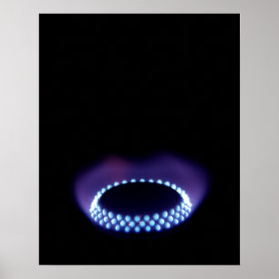 Poster Flamme à gaz
