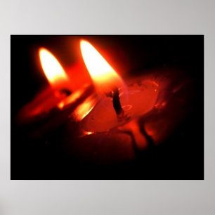 Poster Flamme jumelle