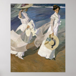 Poster Flâner le long du littoral, 1909