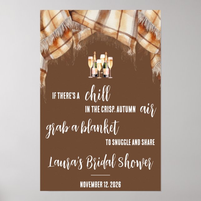 Poster Flannel & Fizz, attraper un panneau de douche à co (Devant)