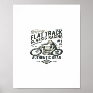 Poster Flat Track