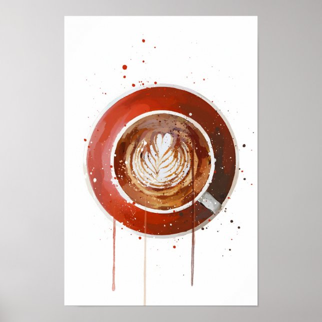 Poster Flat White (Devant)