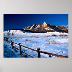 Poster Flatirons Boulder le Colorado
