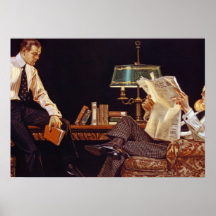 Poster Flèche chemise Collars, Publicité américaine, 1