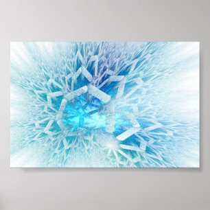 Poster Flèche de neige