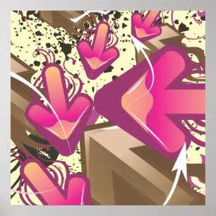 Poster Flèches de dégraissage