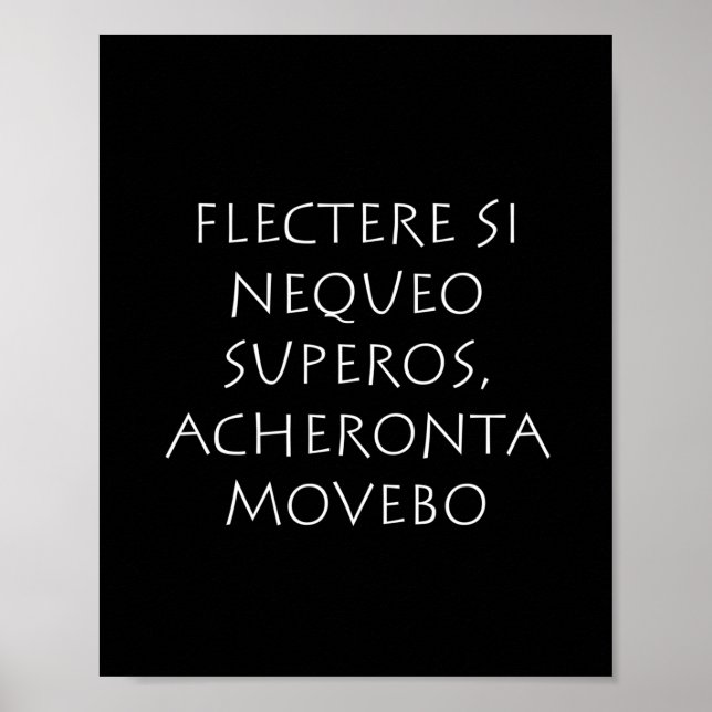 Poster Flectere si nequeo superos Acheronta movebo (Devant)