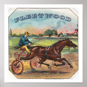 Poster Fleetwood Vintage Horse Racing