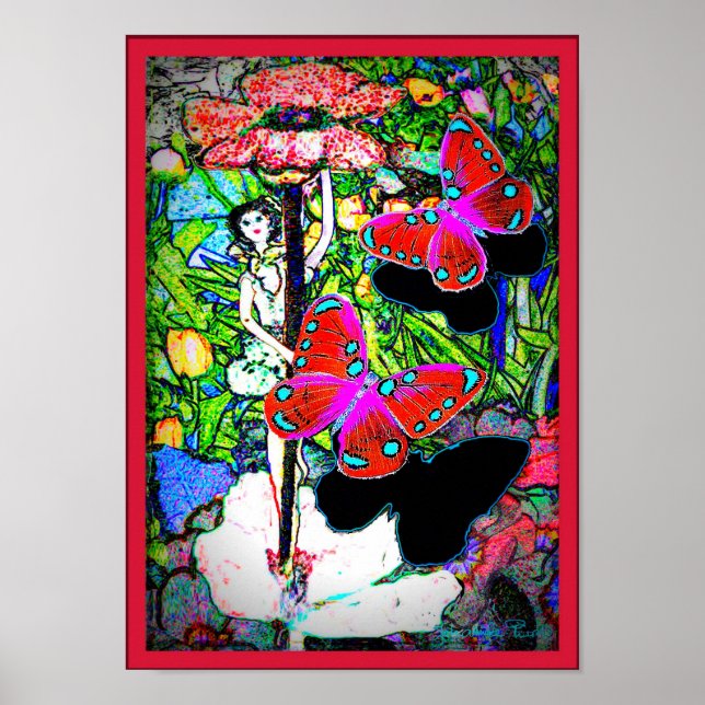 Poster fleur (Devant)