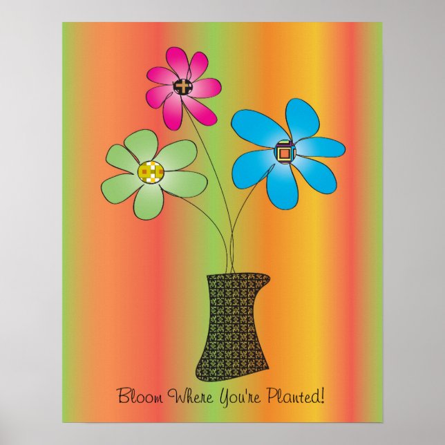 Poster Fleur (Devant)