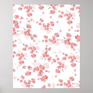 Poster Fleur cerise 2