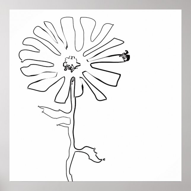 Poster fleur de gigogne (Devant)