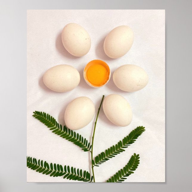 Poster Fleur de jaune d'oeuf (Devant)