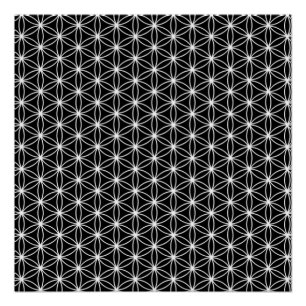 Poster Fleur de la géométrie sacrée de la vie