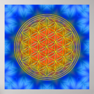 Poster Fleur de la vie Motif 13