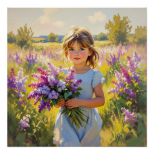 Poster Fleur de lilas