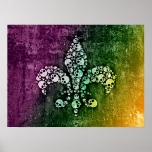 Poster Fleur de Lis