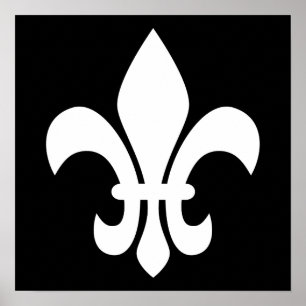 Poster Fleur de Lis