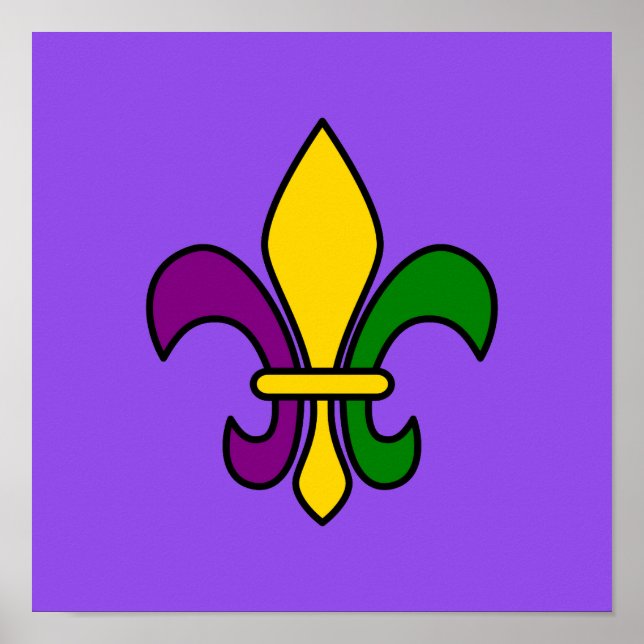 Poster Fleur de lys (Devant)