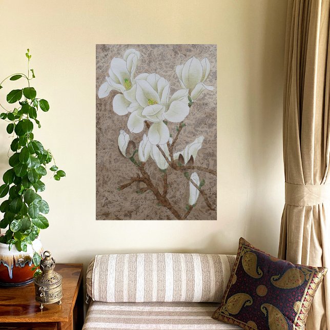 Poster Fleur de Magnolia  (Créateur téléchargé)