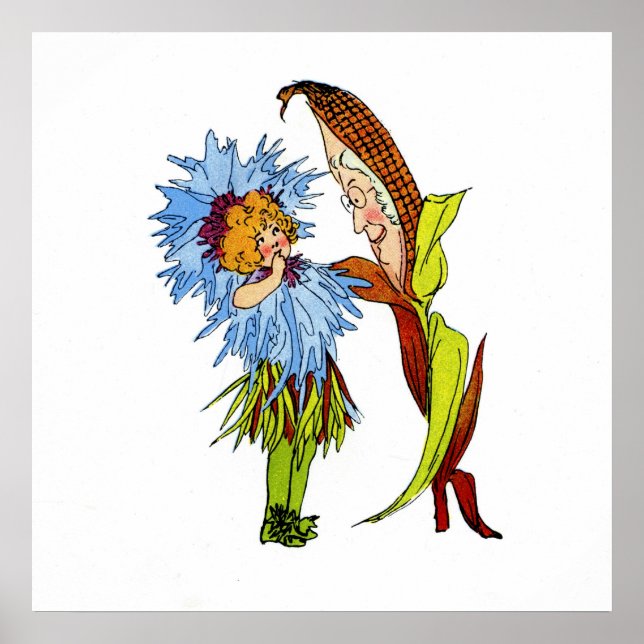 Poster Fleur de maïs (Devant)
