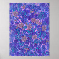 Fleur de Malve, Fleurs de Malva Peinture Florale V