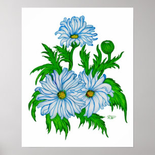 Poster Fleur de marguerite