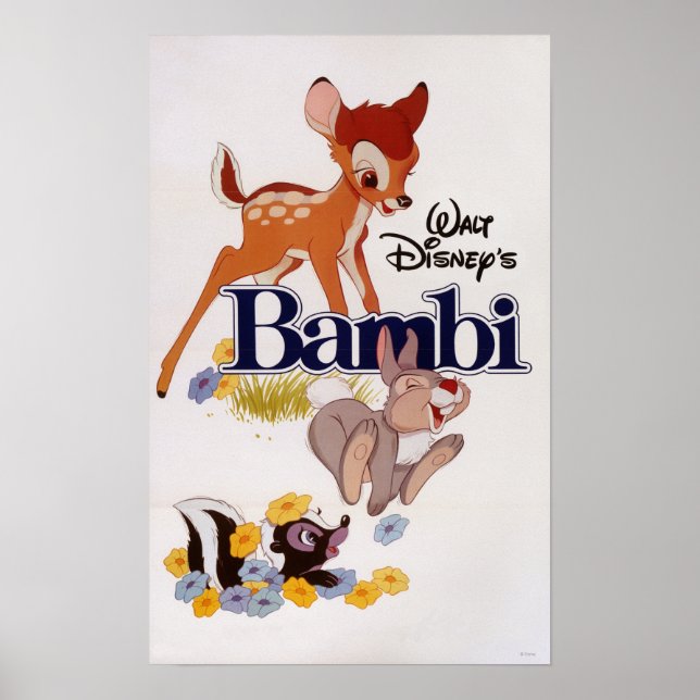 Poster Fleur de pare-chocs Bambi (Devant)