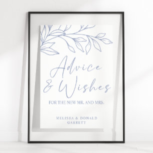 Poster Fleur de Pervenche Conseils et Vœux de Mariage Sim