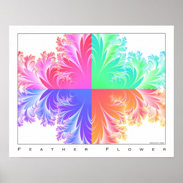 Poster Fleur de plume (Devant)