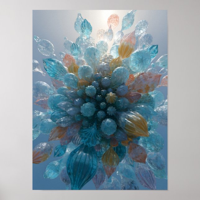 Poster Fleur de prisme (Devant)
