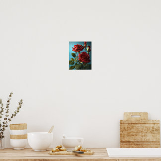 Poster Fleur de rose