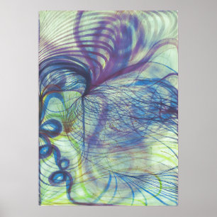 Poster Fleur de Samuel Warrand par Georgiana Houghton Pos