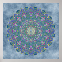 Fleur De Vie - Mandala India Style 1