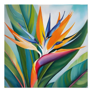 Poster Fleur d'oiseau de paradis
