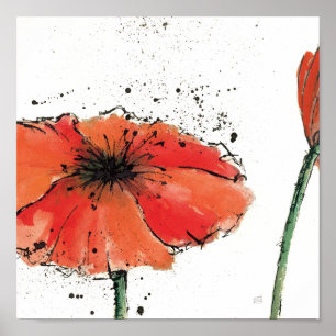Poster Fleur en pleine floraison