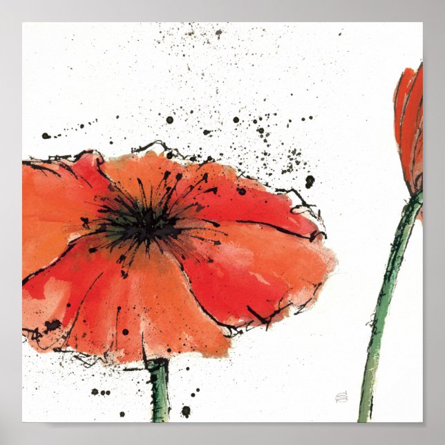 Poster Fleur en pleine floraison (Devant)