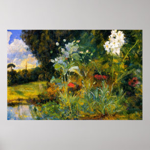 Poster Fleur Esquisse pour Le Jardin Enchanté
