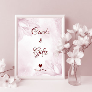 Poster Fleur Ethereal Magnolia, Cartes de Mariage & Cadea