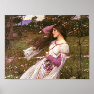 Poster Fleur fille