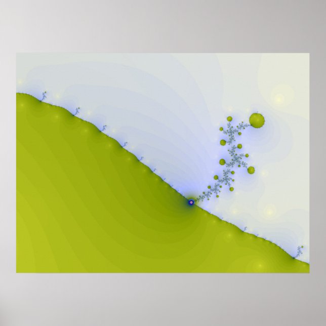 Poster Fleur fractale (Devant)