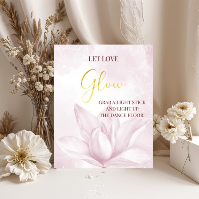 Poster Fleur Magnolia Ethérée, Luminosité Mariage (Créateur téléchargé)