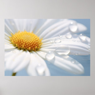 Poster Fleur marguerite Pétale Nature serein Calme